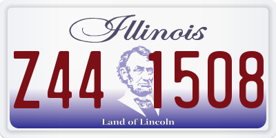 IL license plate Z441508