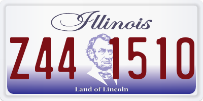 IL license plate Z441510