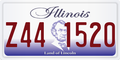 IL license plate Z441520