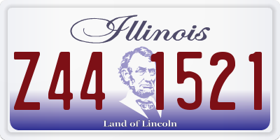 IL license plate Z441521