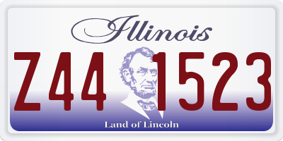 IL license plate Z441523