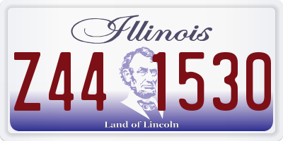 IL license plate Z441530