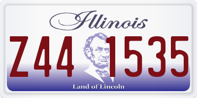IL license plate Z441535