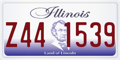 IL license plate Z441539