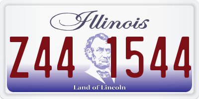 IL license plate Z441544