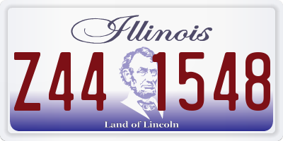 IL license plate Z441548