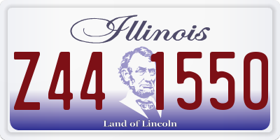 IL license plate Z441550
