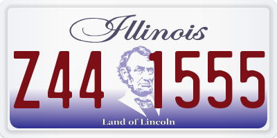 IL license plate Z441555
