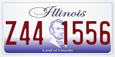 IL license plate Z441556
