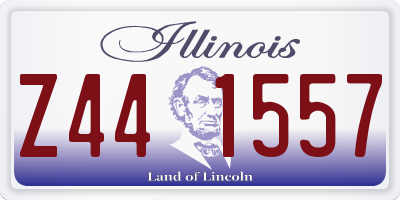 IL license plate Z441557
