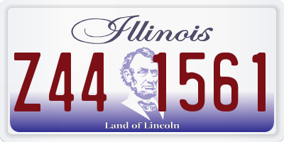 IL license plate Z441561