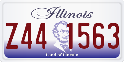 IL license plate Z441563