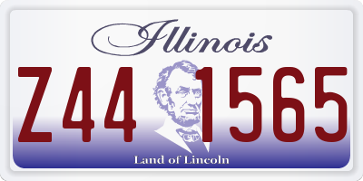 IL license plate Z441565