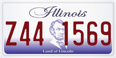 IL license plate Z441569
