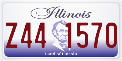 IL license plate Z441570