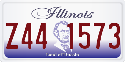 IL license plate Z441573