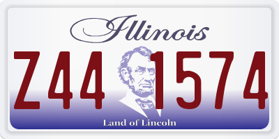 IL license plate Z441574