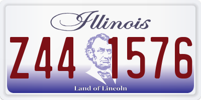 IL license plate Z441576