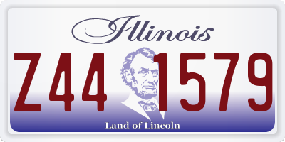 IL license plate Z441579