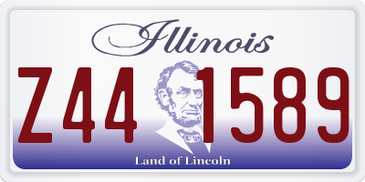 IL license plate Z441589