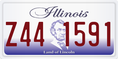 IL license plate Z441591