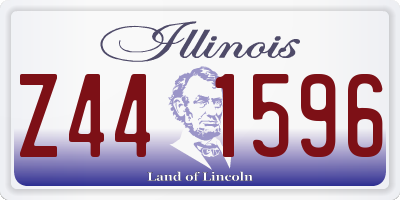 IL license plate Z441596
