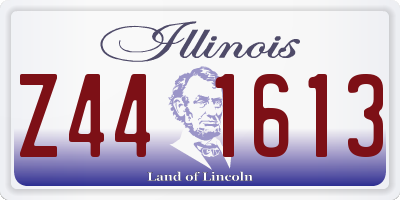 IL license plate Z441613