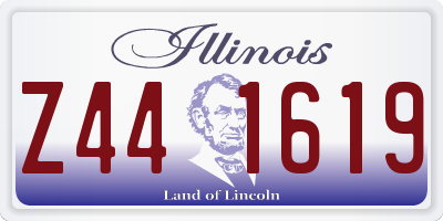 IL license plate Z441619