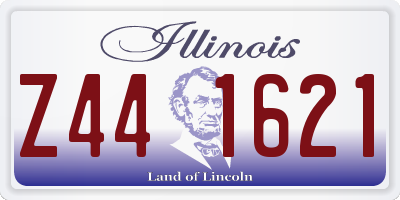 IL license plate Z441621