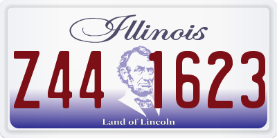 IL license plate Z441623