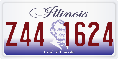 IL license plate Z441624