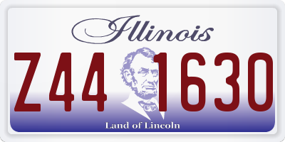 IL license plate Z441630