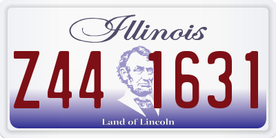 IL license plate Z441631
