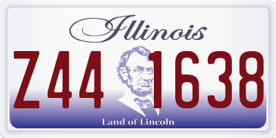 IL license plate Z441638