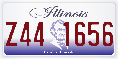 IL license plate Z441656