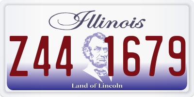 IL license plate Z441679