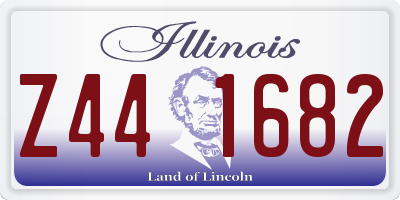 IL license plate Z441682