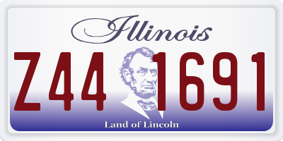 IL license plate Z441691