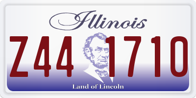 IL license plate Z441710