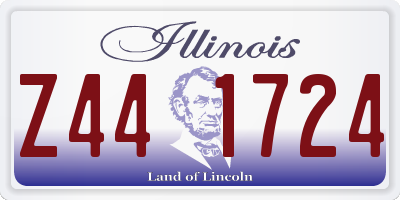 IL license plate Z441724
