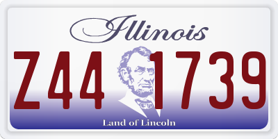 IL license plate Z441739