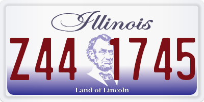 IL license plate Z441745