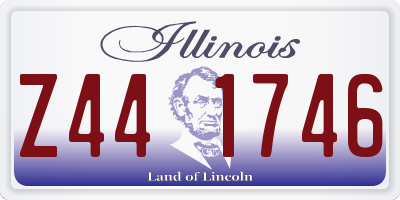 IL license plate Z441746