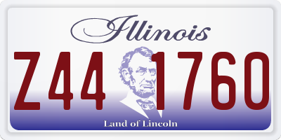 IL license plate Z441760