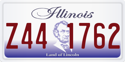 IL license plate Z441762