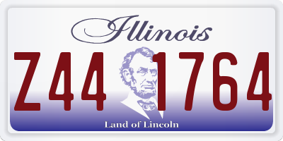 IL license plate Z441764
