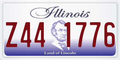 IL license plate Z441776