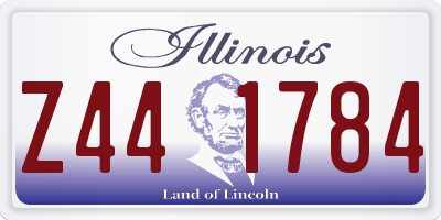 IL license plate Z441784