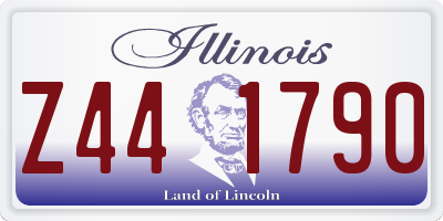 IL license plate Z441790