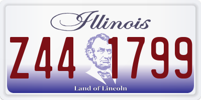 IL license plate Z441799